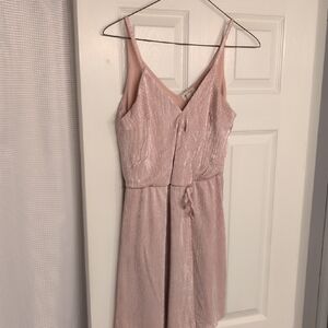 Ultra Flirt Blush Pink Mini Dress